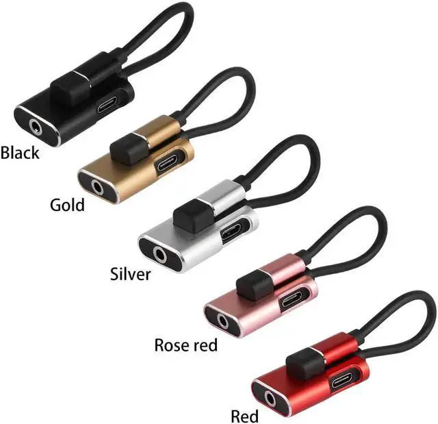 Alt view image 3 of 6 - 1Pcs Type C USB C to 3.5mm AUX Audio Converter Charging Cable Headphone Splitter Adapter Mobile Phone Accessories