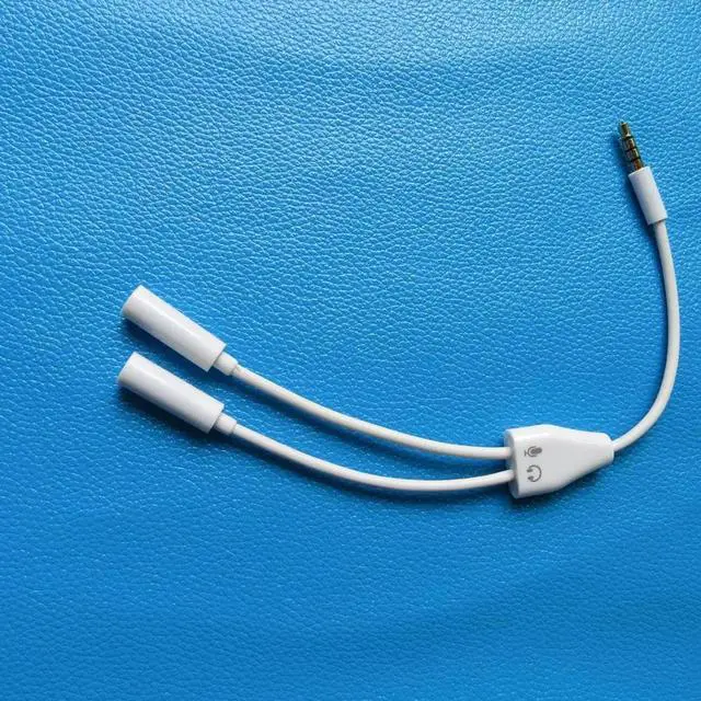 Alt view image 2 of 5 - 1Pcs Jack 3.5mm Headphone Splitter Adapter 1 male to 2 female Y Extension Audio Cable