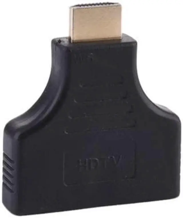 Alt view image 6 of 6 - 1Pcs HDMI to HDMI Converter Y Splitter 1080P 1 in 2 HDMI Splitter Male to 2 Female conversion Head Adapter Male to Female Connector