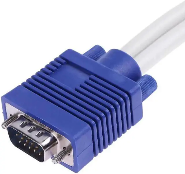 Alt view image 4 of 6 - 1Pcs Gold Plated 1080P VGA Male to Female Cable Adapter Double Magnetic Rings VGA Female Monitor Y Splitter Cable Converter