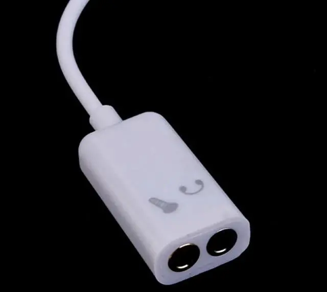 Alt view image 2 of 6 - 1Pcs 3.5mm Headphone Microphone Stereo Audio Splitter Adapter Cable