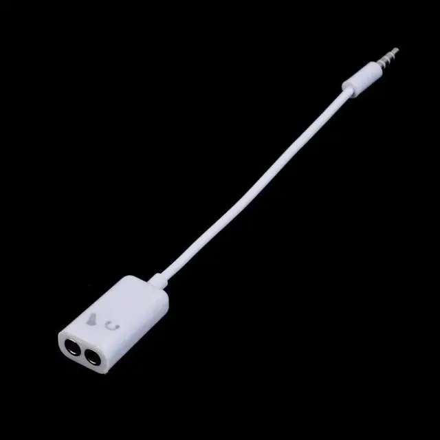 Alt view image 4 of 6 - 1Pcs Hottest Sell 1pcssell 3.5mm Headphone Microphone Stereo Audio Splitter Adapter Cable