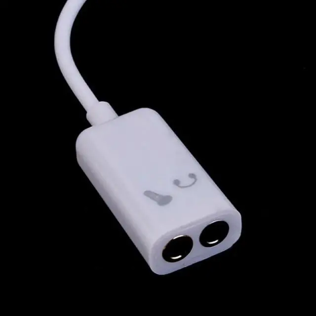 Alt view image 2 of 6 - 1Pcs Hottest Sell 1pcssell 3.5mm Headphone Microphone Stereo Audio Splitter Adapter Cable