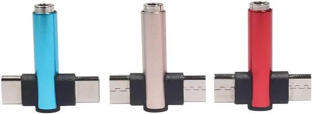 Alt view image 3 of 6 - 1Pcs Type C Audio Adapter 3.5Mm Aux Jack Charging Audio Adapter 2 In 1 Splitter Adapter For Xiao Mi For Samsung S10 Plus