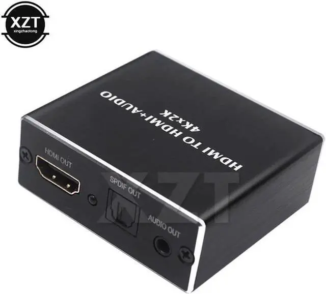 Alt view image 3 of 4 - 1Pcs HDMI Audio Splitter Adapter Hdmi audio extractor HDMI to HDMI and Optical TOSLINK SPDIF + 3.5mm Stereo Audio Extractor Converter