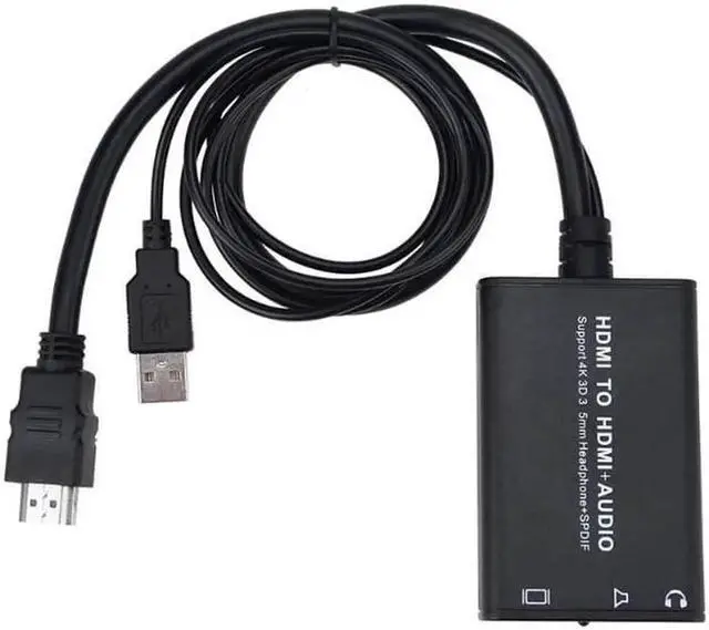 Main image of 1Pcs Hdmi Audio Extractor HDMI to HDMI and Optical TOSLINK SPDIF+3.5mm Stereo Audio Extractor Converter HDMI Audio Splitter Adapter