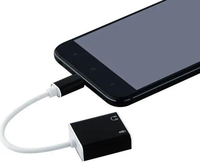 Alt view image 2 of 6 - 1Pcs USB Type C Audio Cable Adapter Type C to 3.5mm Jack Earphone & Microphone USB C Splitter For HUAWEI Matebook Xiaomi