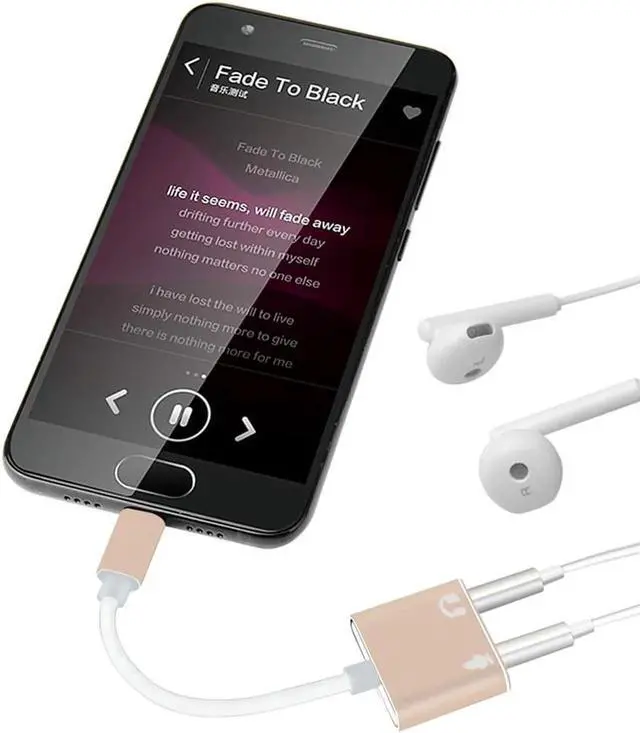 Alt view image 4 of 6 - 1Pcs USB Type C Audio Cable Adapter Type C to 3.5mm Jack Earphone & Microphone USB C Splitter For HUAWEI Matebook Xiaomi