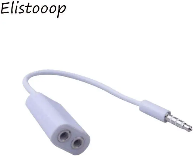 Main image of 10Pcs 3.5 mm Jack Headphone Earphone Audio Cable Micphone Y Splitter Adapter 1 Female to 2 Male Earphone Cord