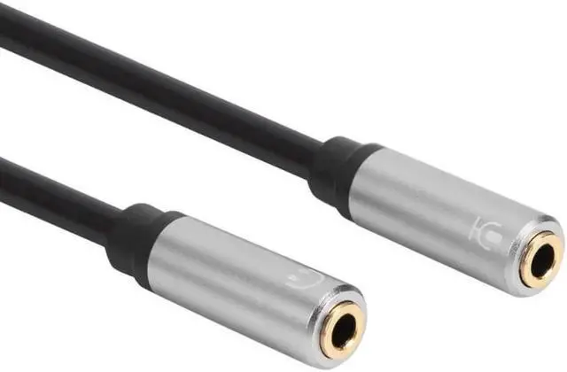 Alt view image 5 of 6 - 1Pcs 3.5mm Jack Headphone and Mic Audio Splitter Oxygen free Copper Wire Core PVC Outer Skin Gold Plated Aux Extension Adapter Cable