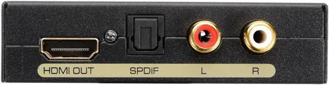 Alt view image 5 of 6 - 1Pcs HDMI Audio Splitter Adapter 1080P HDMI Audio Extractor HDMI to HDMI SPDIF/Toslink Optical RCA Analog Audio Extractor for HDTV