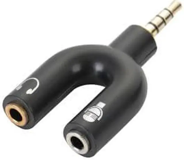 Alt view image 3 of 6 - 1Pcs 3.5mm Stereo Male to Dual Female Adapter Mic Jack Audio Splitter For iPhone 5S 6 7 6S 5 S iPod Huawei Headphone Microphone AUX