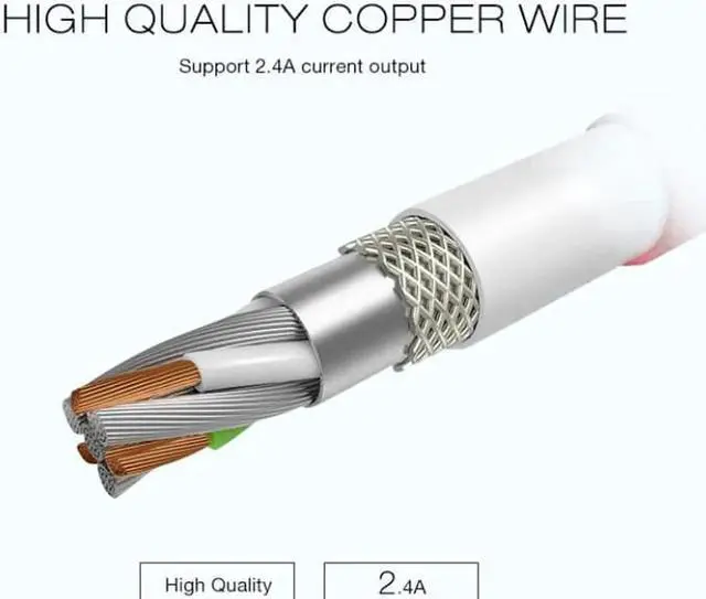 Alt view image 2 of 6 - 1Pcs 3 in 1 Charging Audio Cable For iPhone X 2.4A USB Cable Earphone Adapter Splitter For iPhone 7 8 Plus 1M Cord