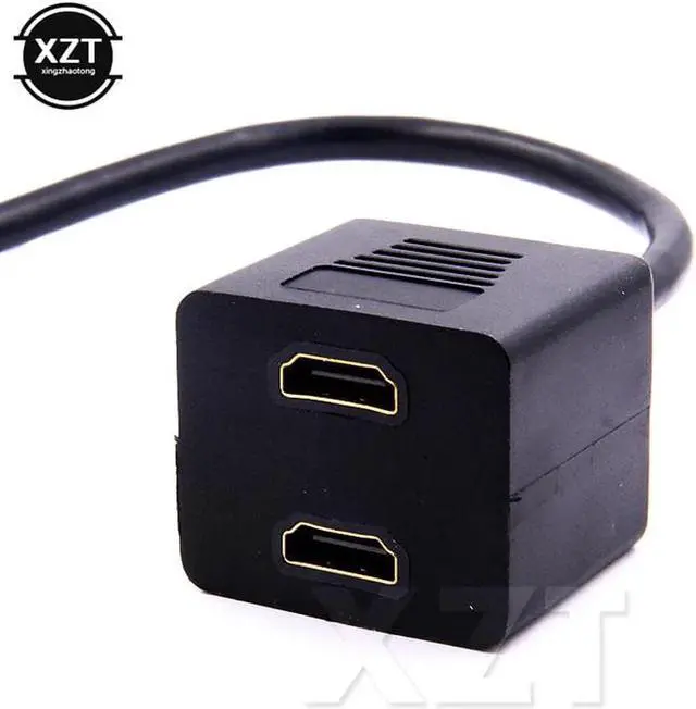 Alt view image 2 of 6 - 1Pcs HDMI TO HDMI 2 port input Male to 1 port output Female Switch Y Splitter Cord Cable Adapter For HD DVD LCD TV Game Machines