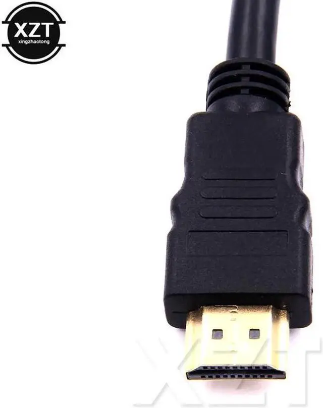 Alt view image 4 of 6 - 1Pcs HDMI TO HDMI 2 port input Male to 1 port output Female Switch Y Splitter Cord Cable Adapter For HD DVD LCD TV Game Machines
