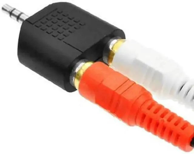 Alt view image 3 of 6 - 1Pcs 3.5 mm AUX male to 2 RCA Female Audio Adapter for Computer Speaker Earphone Headphone Stereo AUX Splitter Connector