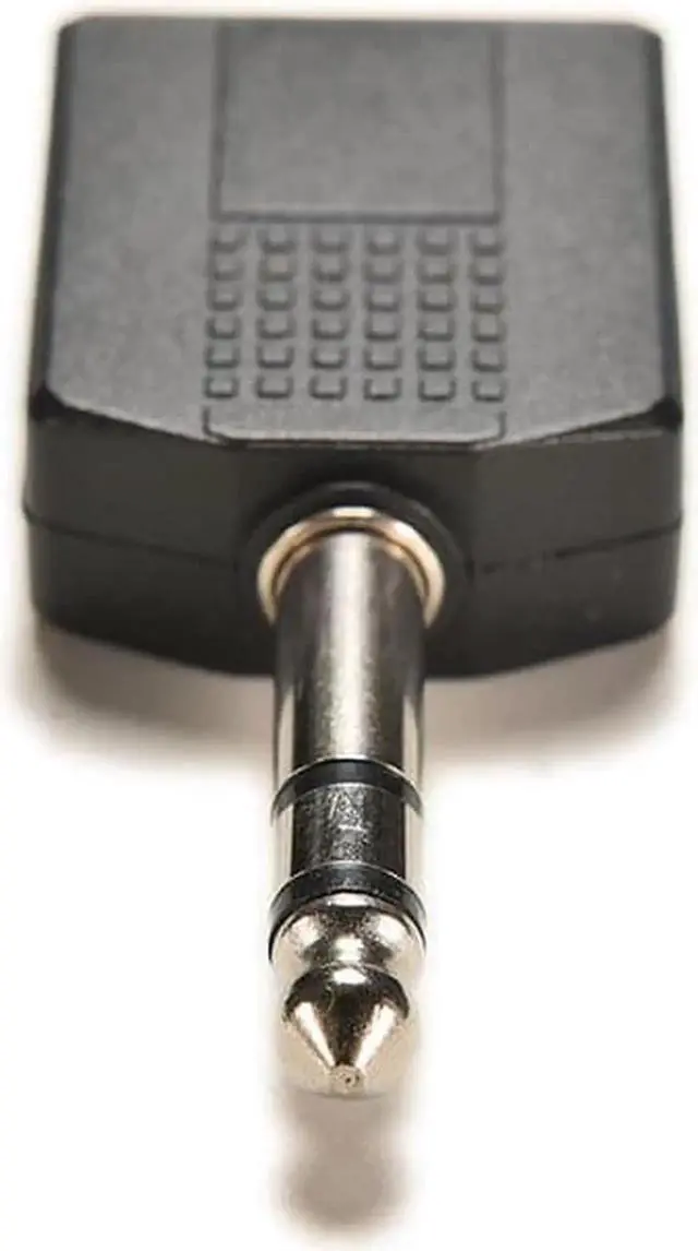 Alt view image 3 of 6 - 1Pcs 1/4" Stereo Audio Jack Plug Adapter Single Male to Female 6.35mm Dual Mono Stereo Jack Headphone Microphone Y Splitter Converter