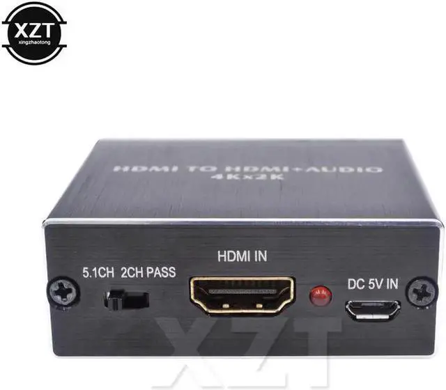 Alt view image 2 of 4 - 1Pcs HDMI audio extractor HDMI to HDMI Optical TO LINK SPDIF+3.5mm Stereo Audio Converter HDMI Audio Splitter Adapter