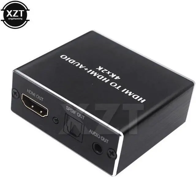 Alt view image 3 of 4 - 1Pcs HDMI audio extractor HDMI to HDMI Optical TO LINK SPDIF+3.5mm Stereo Audio Converter HDMI Audio Splitter Adapter