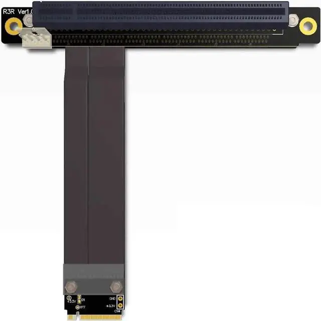 Main image of M.2 NGFF NVMe Key M Extender Cable to PCIE x16 Graphics Card Riser Adapter 16x PCI-e PCI-Express for M2 2230 2242 2260 2280 (25cm)