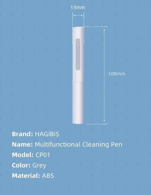 Alt view image 5 of 7 - Hagibis Cleaning Pen for Airpods Pro 1 2 Multi-Function Cleaner Kit Soft Brush for Bluetooth Earphones Case Cleaning Tools for Lego Huawei Samsung MI Earbuds (White)
