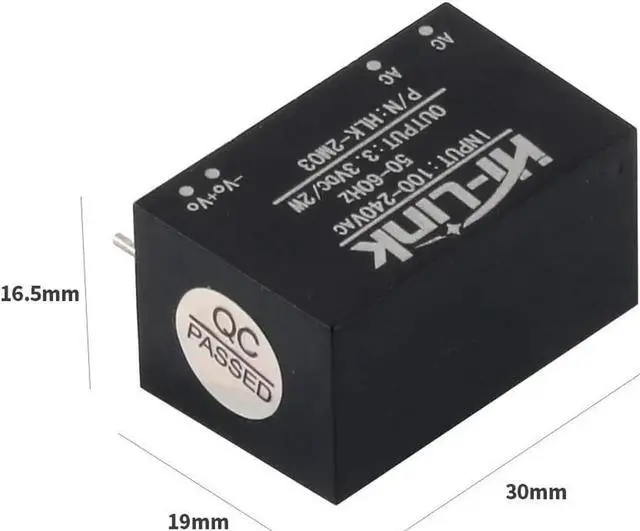 Alt view image 6 of 7 - HI-Link HLK-2M03 Power Supply Module AC-DC 220V to 3.3V 600mA Step Down Buck Isolated Intelligent Household Switch Converter (2 PCS)