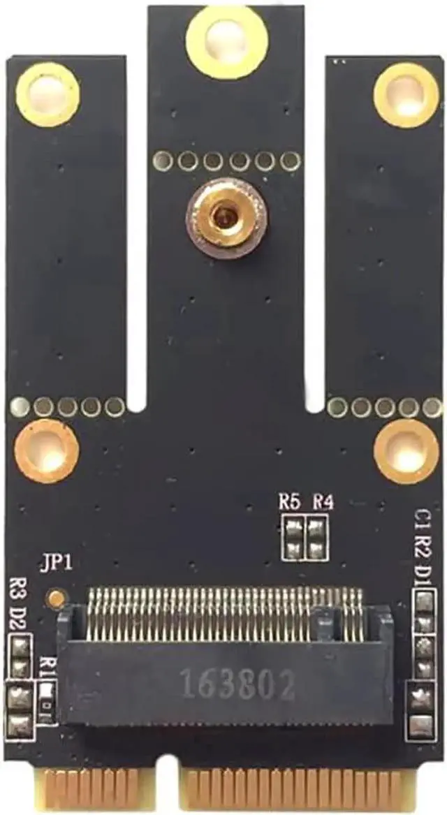 Alt view image 4 of 5 - M2/NGFF Wireless Network Card to Mini Pci-e Adapter Card Compatible with NGFF M2 AX210 AX200 9260AC 7265AC 3165AC DW1560Z Card