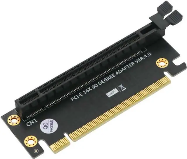 Alt view image 6 of 7 - PCI-Express 3.0/4.0 16x Riser Card 90 Degree High Speed Riser Card for 1U / 2U Server Case (PCI-E 4.0 for 1/2U)