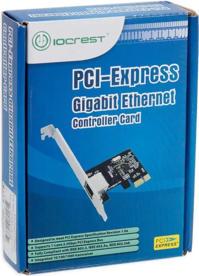 Alt view image 3 of 7 - Gigabit Ethernet PCI Express 2.1 PCI-E x1 Network Interface Card (NIC) 10/100/1000 Mbps Realtek RTL8111F Chipset SI-PEX24038