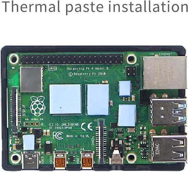 Alt view image 7 of 7 - 3.5 inch TFT LCD Touch Screen Display w/Fan Touch Pen Input Monitor Kit Compatible with HDMI Raspberry Pi 4B 3B 3B+ (with Case)