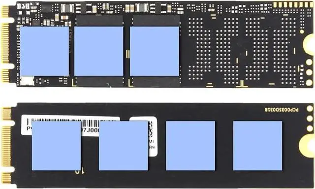 Alt view image 6 of 6 - Cooling Warship Copper M.2 Heatsink NVME Heat Sink NGFF M.2 2280 Copper Sheet Thermal Conductivity Silicon Wafer Cooling