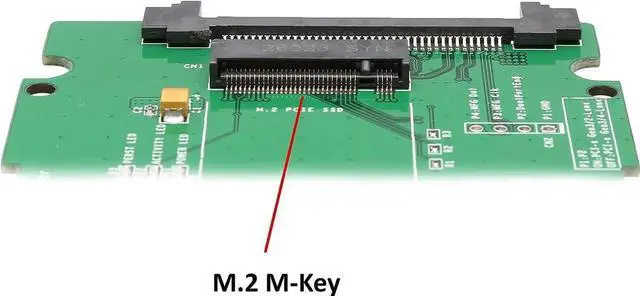 Alt view image 3 of 7 - M.2 PCIe I/F NVMe SSD to U.2 2.5-Inch SSD Adapter with Cable 2.5" SI-ADA40123