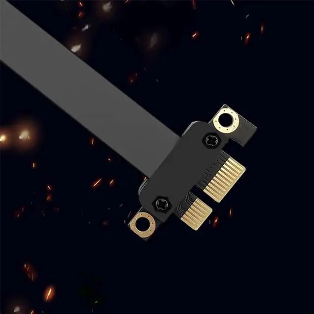 Alt view image 2 of 5 - PCI-E 3.0 1x to 1x Extension Cable High Speed Universal PCI Express 1x Riser Card Ribbon Extender SHK-1X 8GB/bsp Support PCI-E 1x 4X 8X 16x (5cm,SHK-1X-9036)