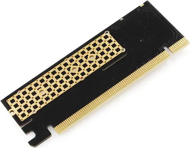 Alt view image 6 of 6 - Swift MX16 M.2 NVMe SSD NGFF to PCIE 3.0 X16 Adapter M Key Interface Ccard Suppor PCI Express x16 2280 Size m.2 Full Speed (MX16+ Sea Shark Red)