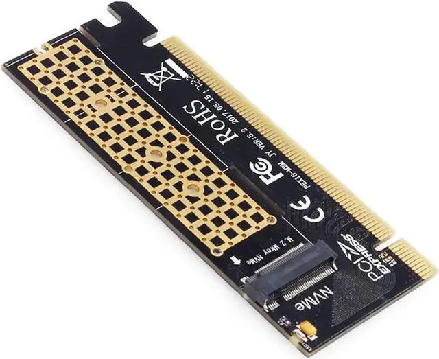Alt view image 5 of 6 - Swift MX16 M.2 NVMe SSD NGFF to PCIE 3.0 X16 Adapter M Key Interface Ccard Suppor PCI Express x16 2280 Size m.2 Full Speed (MX16+ Sea Shark Red)