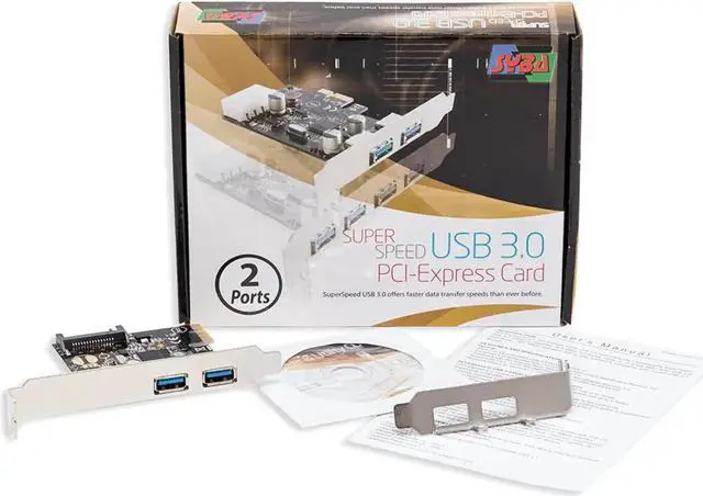 Alt view image 7 of 7 - SD-PEX20158 PCI Express Card x1 with USB 3.0 Type A 2 Ports Super Speed and 15-Pin Power Connector Eltron Chipset