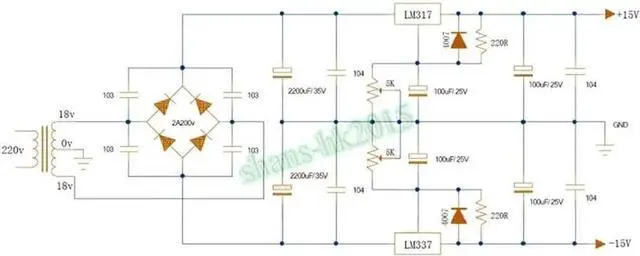 Alt view image 7 of 7 - LM337 DC Adjustable Regulated Power Supply Board: Positive and Negative Regulated Power Supply Adjustable Module XR-103 (10Pcs)