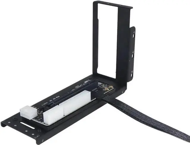 Alt view image 6 of 7 - R43SG GEN4 M.2 M-Key to PCIE X16 4.0 External Graphics Card Stand Bracket Compatible with NVME SSD NUC Host Expansion Card Graphics Dock (50cm)