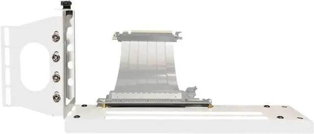 Main image of Vertical Graphics Card Holder Bracket Multiple Slots Adjustable Support with GPU Mount Video Card VGA Support Kit (White,3-Holes)