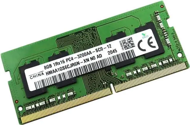 Main image of Laptop Memory HMAA1GS6CJR6N-XN Compatible Replacement Spare Part for HMAA1GS6CJR6N 8GB 1Rx16 DDR4 SO-DIMM PC4-25600 3200MHz 260-Pin Non-ECC CL22 1.2V