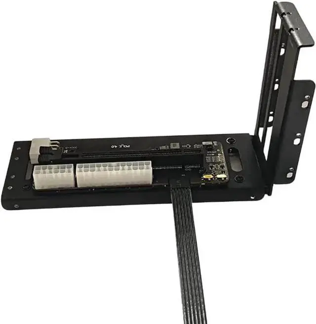 Alt view image 6 of 6 - R43SG GEN4 M.2 M-Key to PCIE X16 4.0 External Graphics Card Stand Bracket Compatible with NVME SSD NUC Host Expansion Card Graphics Dock (50cm)