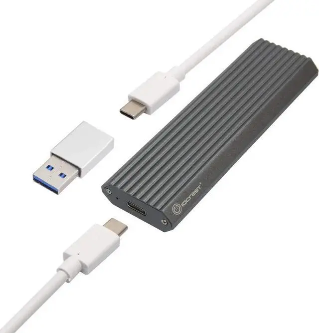 Main image of USB-C 3.1 M.2 M-Key PCI-E NVMe Based SSD External Aluminum Enclosure Adapter Supports 2230/2242 / 2260/2280