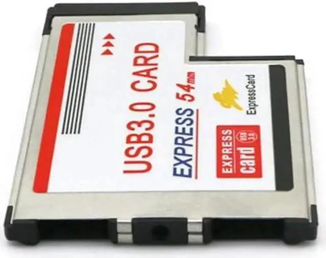 Alt view image 4 of 4 - 2 Dual Ports USB 3.0 HUB Express Card ExpressCard 54mm Hidden Adapter Converter USB3.0 for PCMCIA Laptop PC