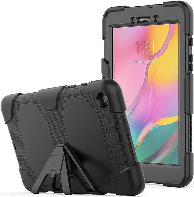 Alt view image 4 of 4 - Galaxy Tab A 8.0 Kickstand Case, Premium Silicone Case Cover Ultra Thin and Lightweight Protection for Samsung Galaxy Tab A 8.0 2019 T290/T295