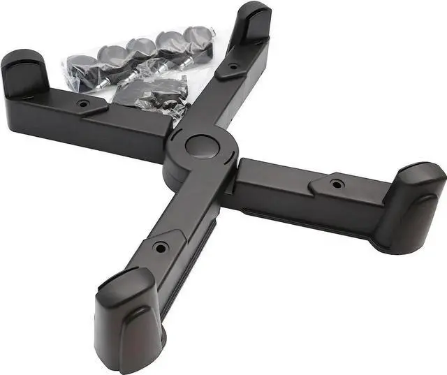 Alt view image 6 of 7 - IO CREST Mobile Desktop Tower Computer Floor Stand Rolling Caster Wheels and Adjustable Width from 6 to 10 Inches