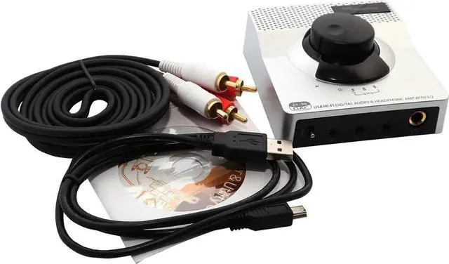 Alt view image 5 of 5 - USB 24 Bit 96 KHz DAC Digital to Analog Headphone Amplifier 2 Stage EQ Digital/Coaxial Output and RCA Output (SD-DAC63118)