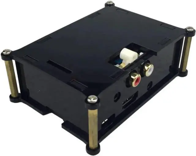 Alt view image 4 of 7 - Raspberry Pi Lossless Analog Audio Board 32bit HiFi DAC Audio Card Expansion Board for Raspberry Pi 4B/3B+ (with Acrylic Case)