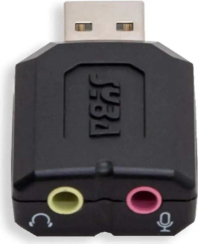 Alt view image 6 of 7 - external USB Stereo Sound Adapter for Windows, Mac, Linux Extra Audio Source with 3.5mm Audio Mic Jack C-Media Chipset