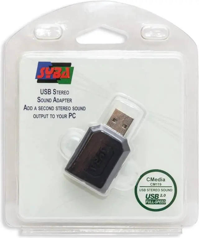 Alt view image 7 of 7 - external USB Stereo Sound Adapter for Windows, Mac, Linux Extra Audio Source with 3.5mm Audio Mic Jack C-Media Chipset