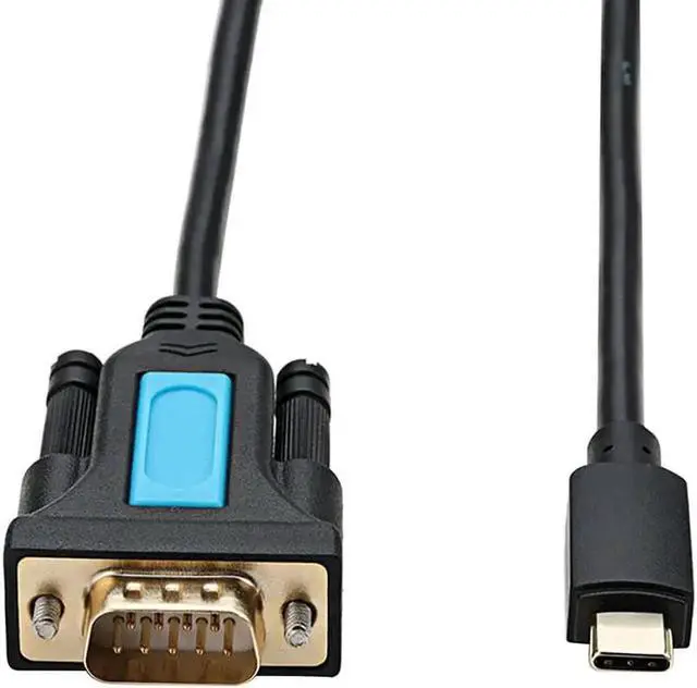 Alt view image 2 of 7 - 1.5m USB-C to RS232 DB9 Male Serial Adapter PL-2302 Chipset w/Female to Female Connector Converter Supports Windows XP/Vista/7/8.1/10,Mac OS (with Female to Female Converter)